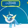 The best vaporen ever: evolved from Eevee and got CP 2048