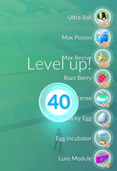 Level 31-40 Rewards : r/pokemongo